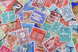 7137 Switzerland Unsorted Collection. Mid-Modern. Many 100s. 27 Images