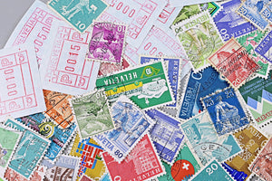 7137 Switzerland Unsorted Collection. Mid-Modern. Many 100s. 27 Images