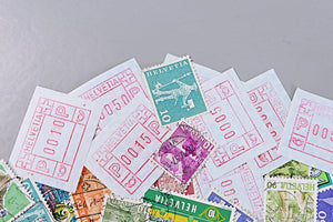7137 Switzerland Unsorted Collection. Mid-Modern. Many 100s. 27 Images