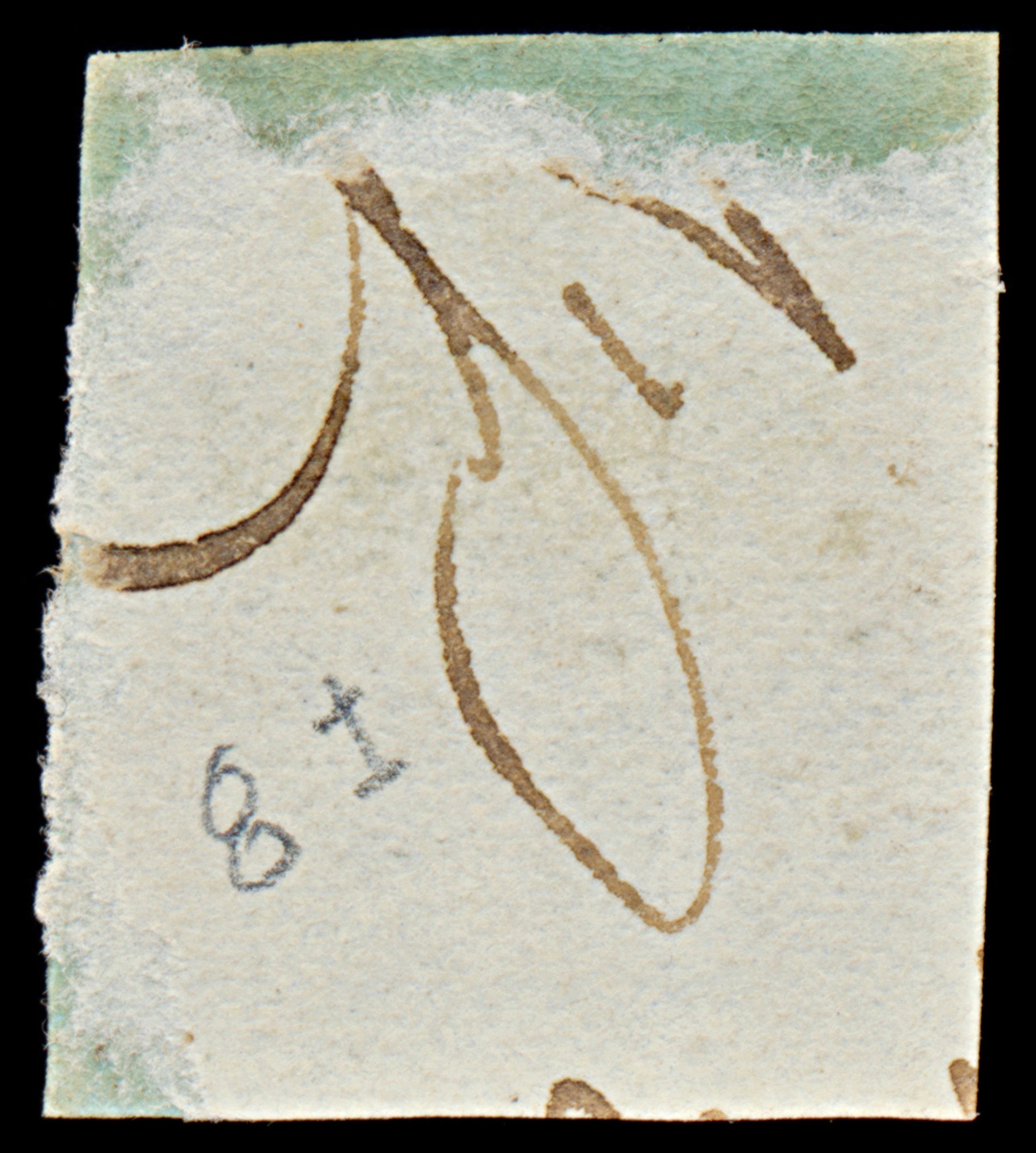 7253 GB SG7 1d Red. AS51. Plate 8 St. I. "RD" 1841. Mi3Ia. 4 Margins. C£240