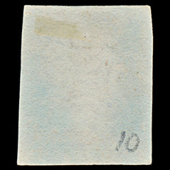 7254 GB SG7 1d Red. AS68c. Plate 10. P to R. "RD" 1841. Mi3Ia. 4 Margins. C£325, view 4