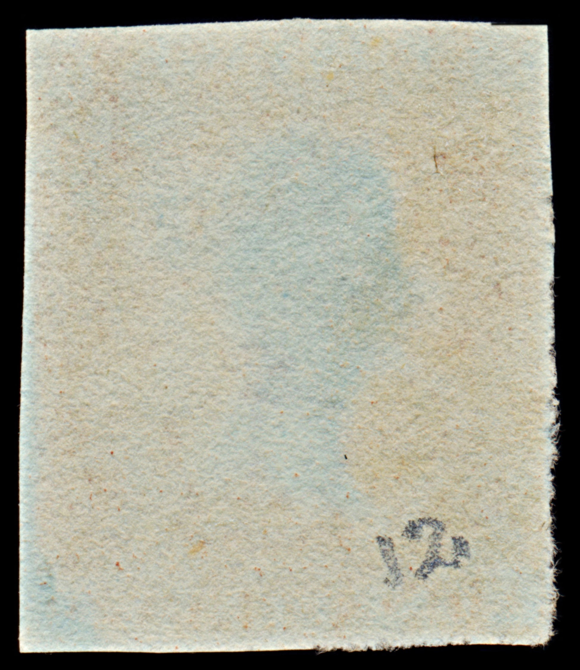 7257 GB SG8 1d Red. BS1. Plate 12. "RD" 1841. Sc#3 Mi3Ib. 4 Margins. C£90