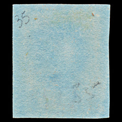 7267 GB SG8 1d Red. BS24xa. Plate 35. "RD" 1841. Sc#3 Mi3Ib. 4 Margins. C£65, view 4