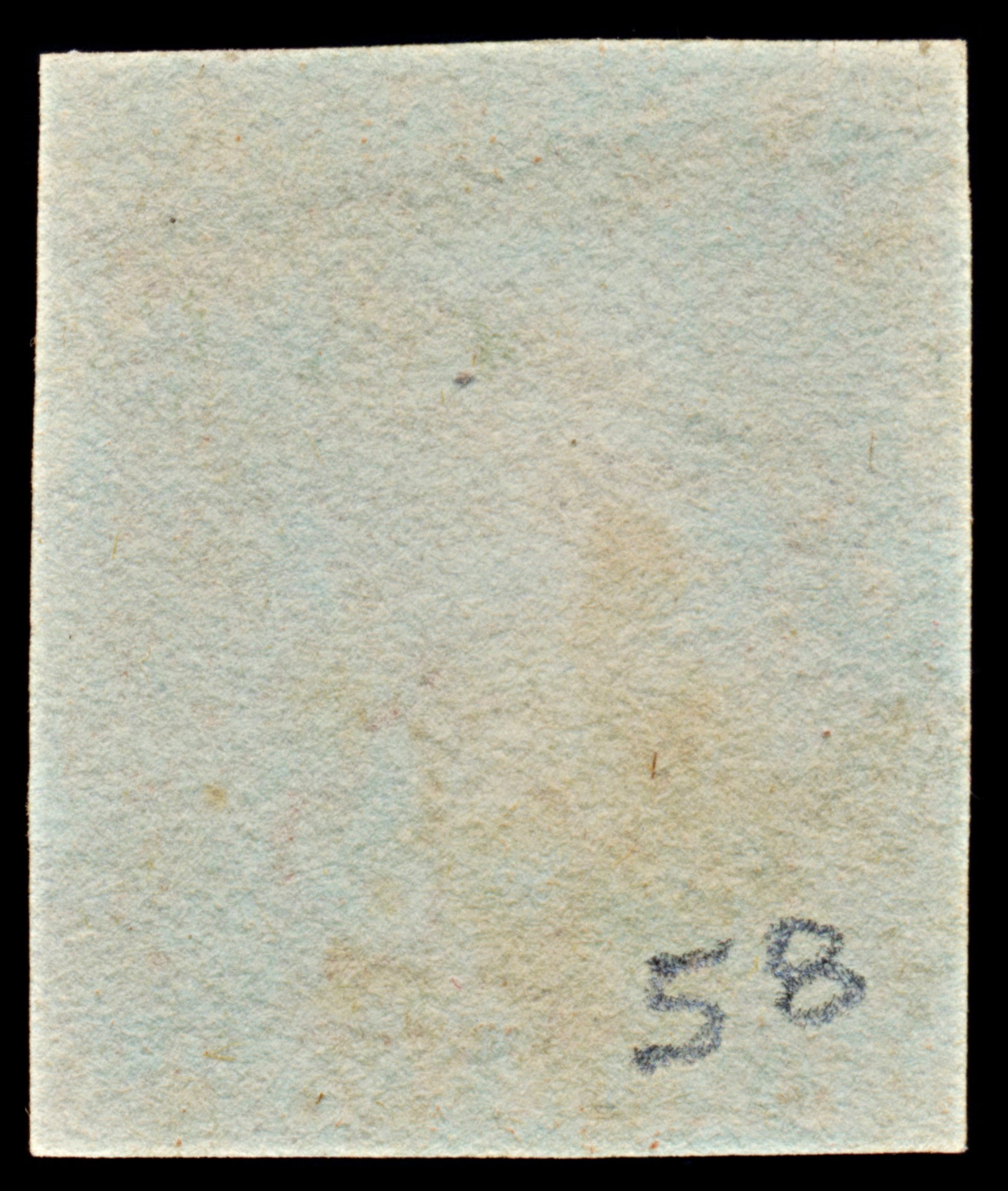 7274 GB SG8 1d Red. BS47f. Plate 58. P to R. "RD" 1841. Sc#3 Mi3Ib. 4 Margins. C£90