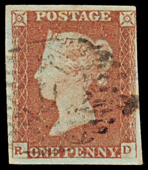 7298 GB SG8 1d Red. BS64. Plate 75. 