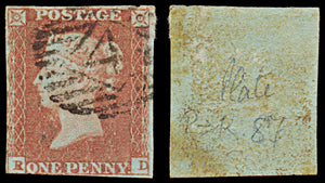 7310 GB SG8 1d Red. BS76d. Plate 87. 
