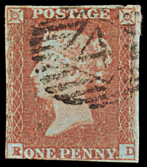 7310 GB SG8 1d Red. BS76d. Plate 87. 