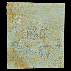 7310 GB SG8 1d Red. BS76d. Plate 87. "RD" 1841. Sc#3 Mi3Ib. 3 Margins. C£80, view 4