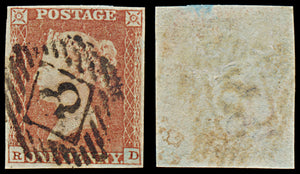 7312 GB SG8 1d Red. BS81. Plate 92. 