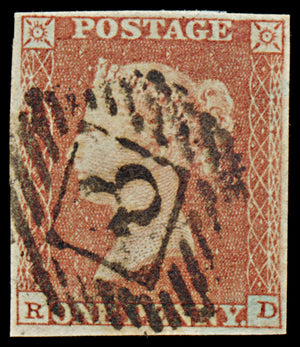 7312 GB SG8 1d Red. BS81. Plate 92. 