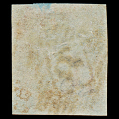 7312 GB SG8 1d Red. BS81. Plate 92. "RD" 1841. Sc#3 Mi3Ib. 4 Margins. C£38, view 4