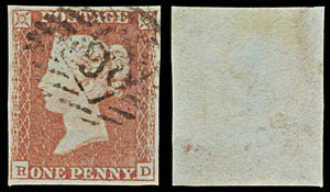7314 GB SG8 1d Red. BS81c. Plate 94. 