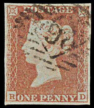 7314 GB SG8 1d Red. BS81c. Plate 94. 
