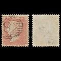 7366 GB SG40 1d Red. Plate 47. C10. "RD" 1857. Sc#20 Mi10IIbBze. P14 LC Alph III. C£55