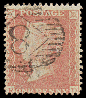 7366 GB SG40 1d Red. Plate 47. C10. 