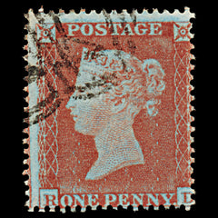 7369 GB SG17 1d Red. Plate 163. C1c "RD" 1854. Sc#8 Mi8IIAa. P16 SC Die I. C£250, view 3