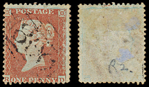 7387 GB SG22 1d Red. Plate R2. C2 
