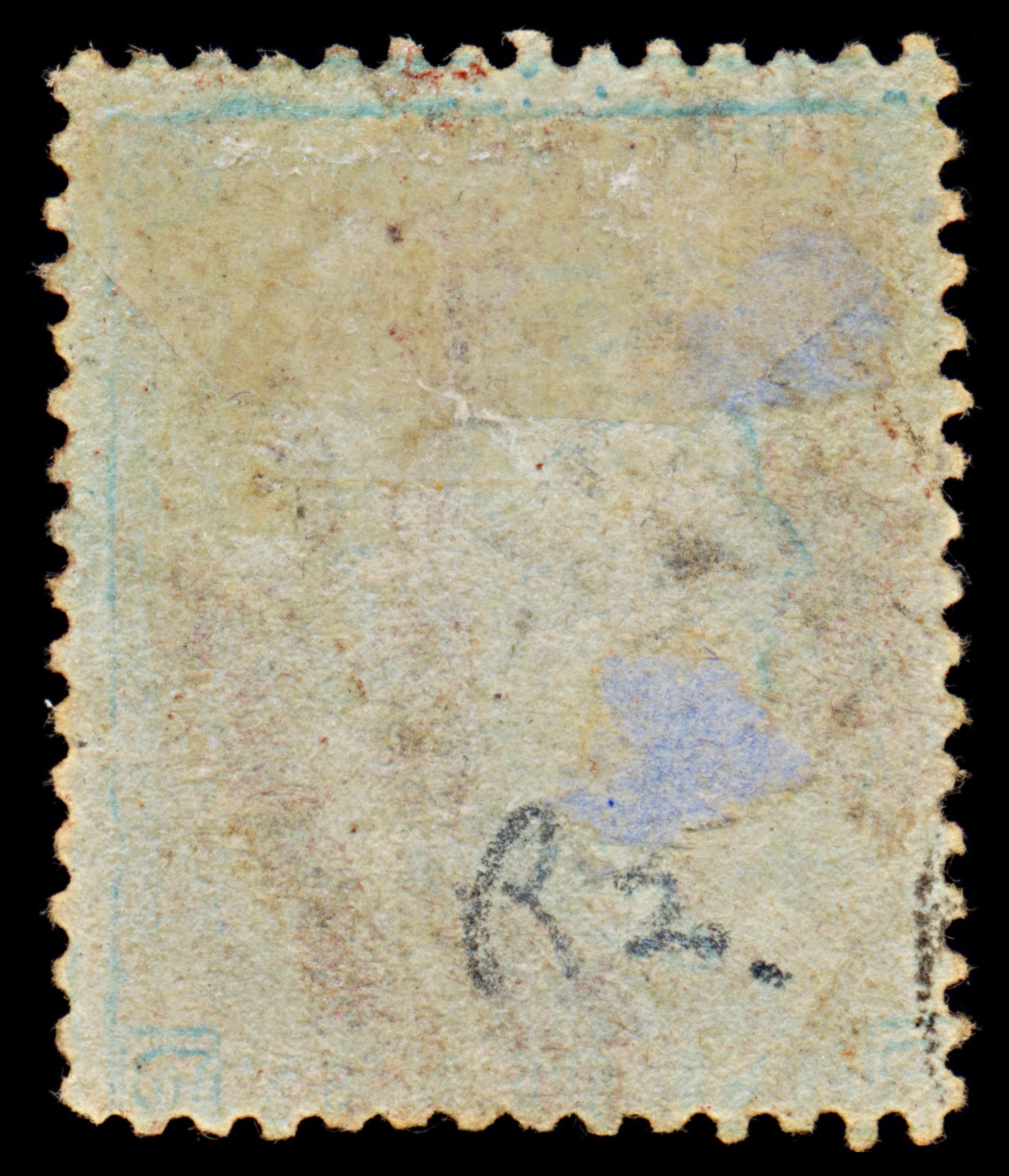 7387 GB SG22 1d Red. Plate R2. C2 "RD" 1855. Sc#11 Mi8IIBa. P14 SC Die I. C£100