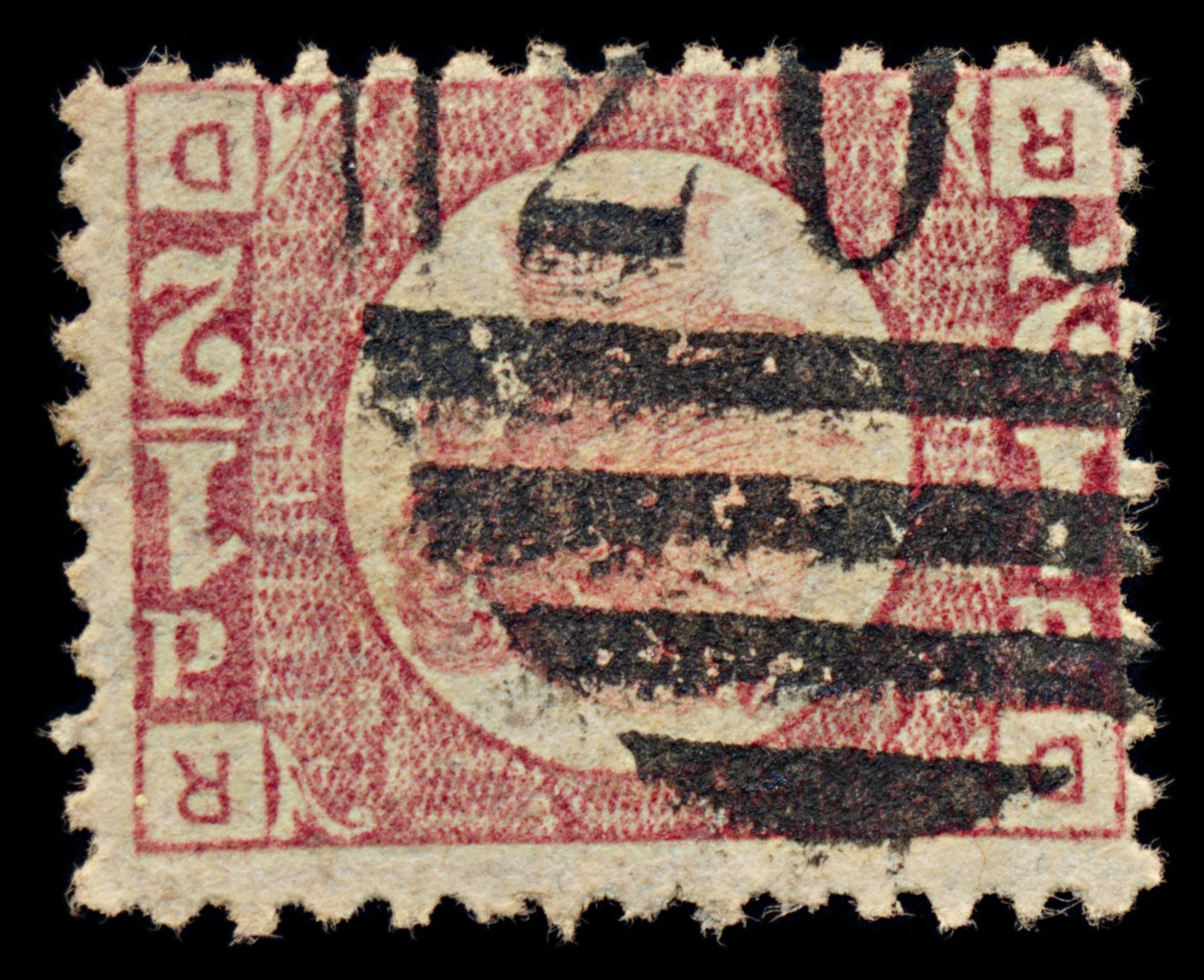 7421 GB SG49 ½d Rose-Red. Plate 15. G4 "RD" 1878. Sc#58 Mi36. Used. C£50