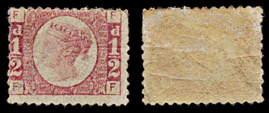 7433 GB SG49 ½d Rose-Red. Plate 13 "FF" 1876. Sc#58 Mi36. Mint MH. C£120