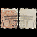 7507 GB SG163 1s Orange-Brown. Plate 13. J116 "TE" 1881. Sc#87 Mi64. Used. C£160