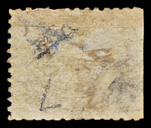 7509 New Brunswick SG7 1C Brown Violet 1860. Sc#6a Mi4b. Used. C£85