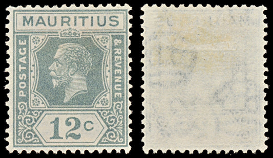 7516 Mauritius SG232b 12C Slate 1934. Sc#189 Mi165II. Mint MH. C£23