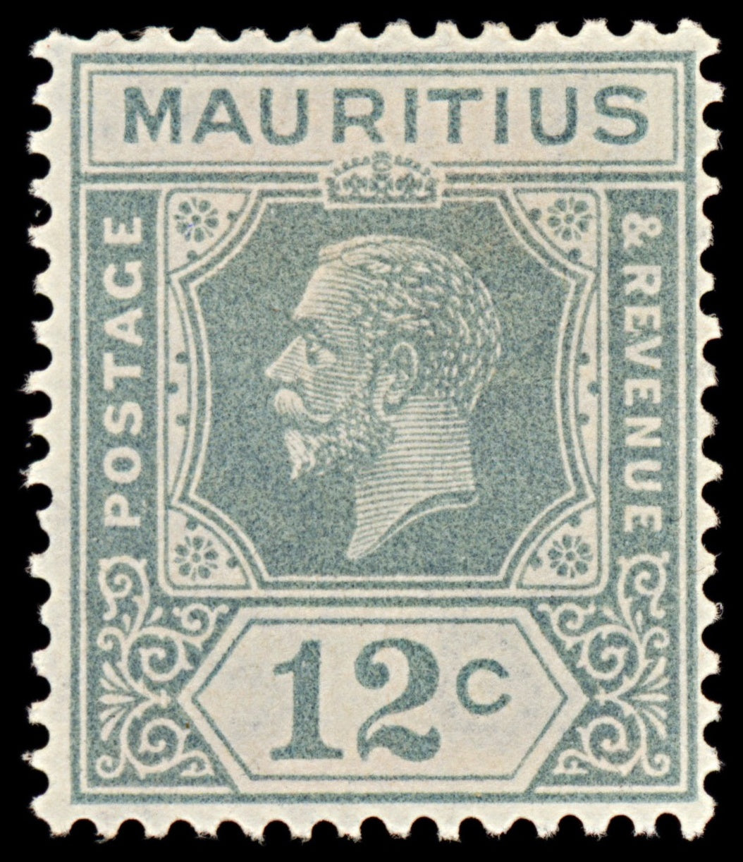 7516 Mauritius SG232b 12C Slate 1934. Sc#189 Mi165II. Mint MH. C£23