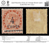 7518 Mauritius SG137 4C Orange Brown 1900. Sc#116 Mi93. Mint MH. C£17