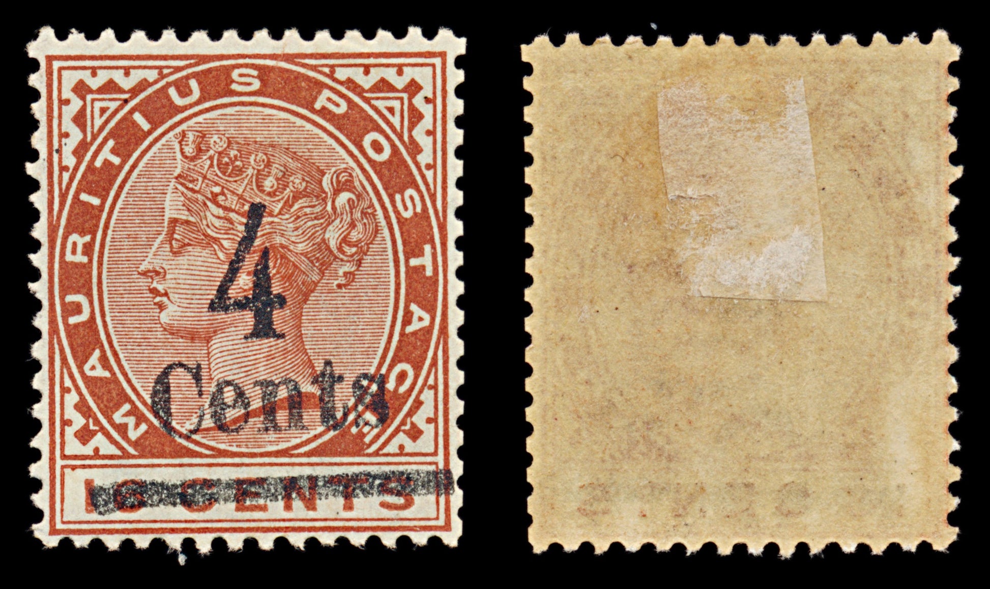 7518 Mauritius SG137 4C Orange Brown 1900. Sc#116 Mi93. Mint MH. C£17