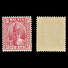 7521 Perak SG109 6C Scarlet 1939. Sc#88 Mi62. Mint MVLH. C£27, view 1