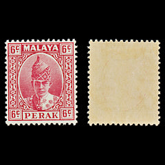 7521 Perak SG109 6C Scarlet 1939. Sc#88 Mi62. Mint MVLH. C£27, view 2