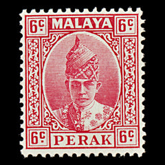 7521 Perak SG109 6C Scarlet 1939. Sc#88 Mi62. Mint MVLH. C£27, view 3