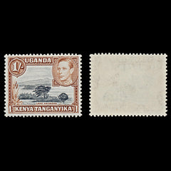 7526 KUT SG145ba 1S Brown & Deep Black 1950. Mint MNH. C£48, view 1