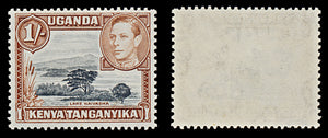 7526 KUT SG145ba 1S Brown & Deep Black 1950. Mint MNH. C£48