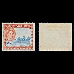 7541 Gambia SG182 4S Grey Blue & Red 1953. Sc#164 Mi159. Mint MH. C£17, view 1