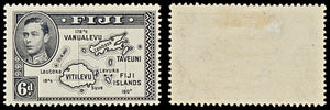 7554 Fiji SG261 6D Black 1940. Sc#135 Mi101aD. Mint MH. C£11