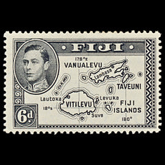 7554 Fiji SG261 6D Black 1940. Sc#135 Mi101aD. Mint MH. C£11, view 3
