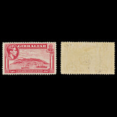 7557 Gibraltar SG123 1½D Carmine 1938. Sc#109 Mi109B. Mint MH. C£35, view 2