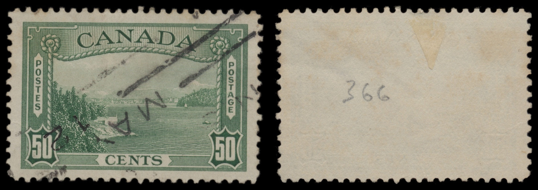 7607 Canada SG357-367 Set of 11 1937. Used. C£40