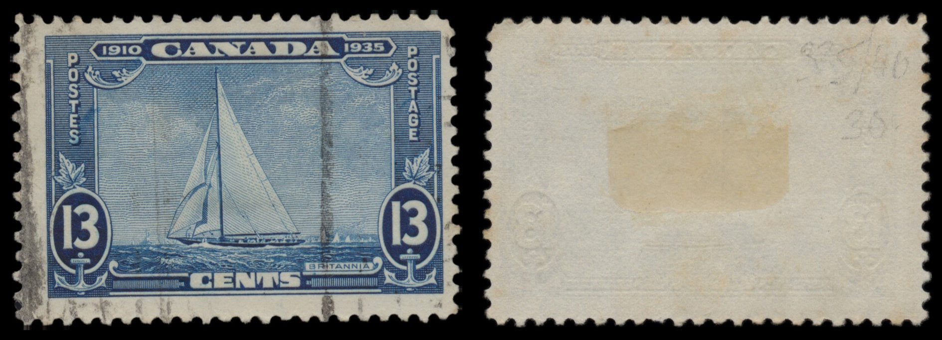 7610 Canada SG335-340 Set of 7 1935. Used. C£30