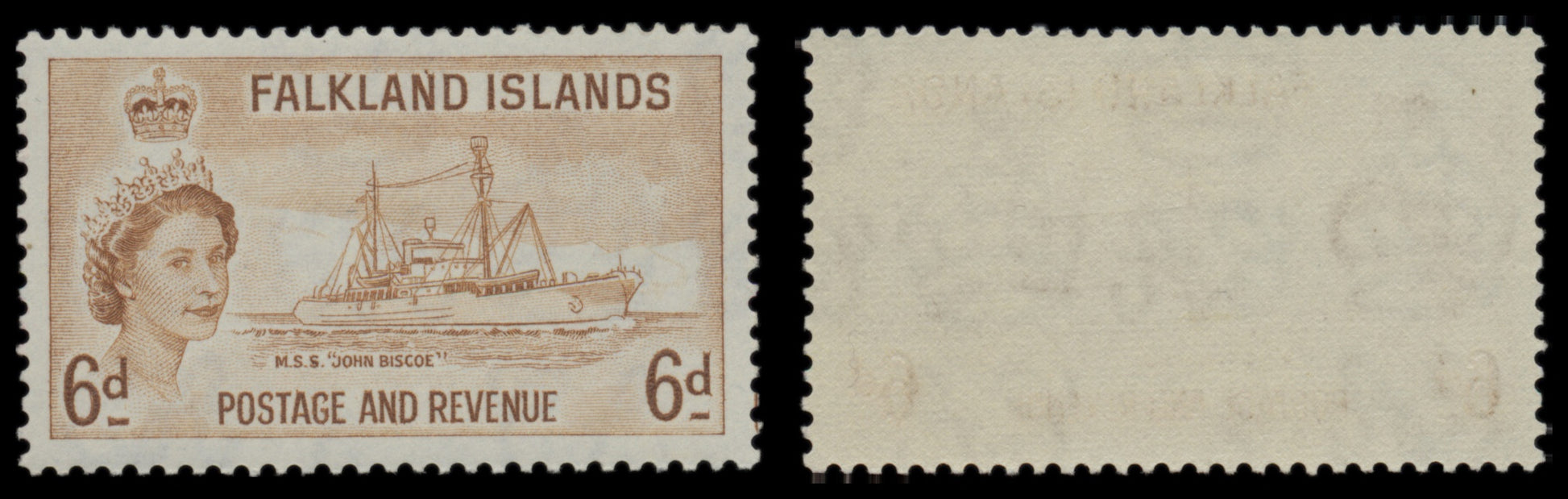 7616 Falkland Islands SG187-192 Set of 6 1955. Mint MH. C£40