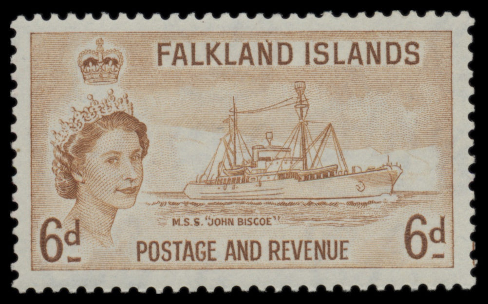 7616 Falkland Islands SG187-192 Set of 6 1955. Mint MH. C£40