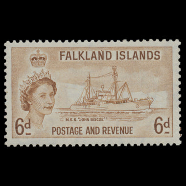7616 Falkland Islands SG187-192 Set of 6 1955. Mint MH. C£40, image 14