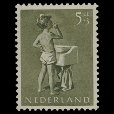 7617 Netherlands SG804-808 "Children Stamps" Set of 5 1954. Mint MH. C£22, image 7
