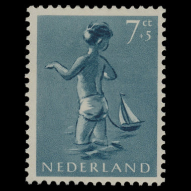 7617 Netherlands SG804-808 "Children Stamps" Set of 5 1954. Mint MH. C£22, image 9