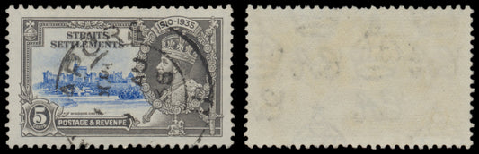 7639 Straits Settlements SG256-259 Jubilee Set of 4 1935. Used. C£21