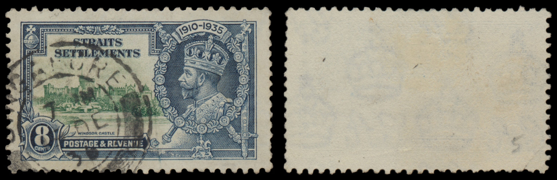 7639 Straits Settlements SG256-259 Jubilee Set of 4 1935. Used. C£21