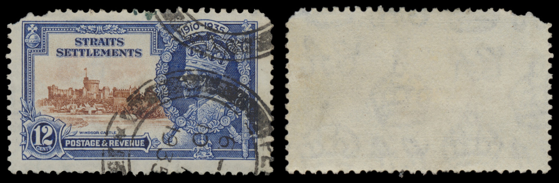 7639 Straits Settlements SG256-259 Jubilee Set of 4 1935. Used. C£21