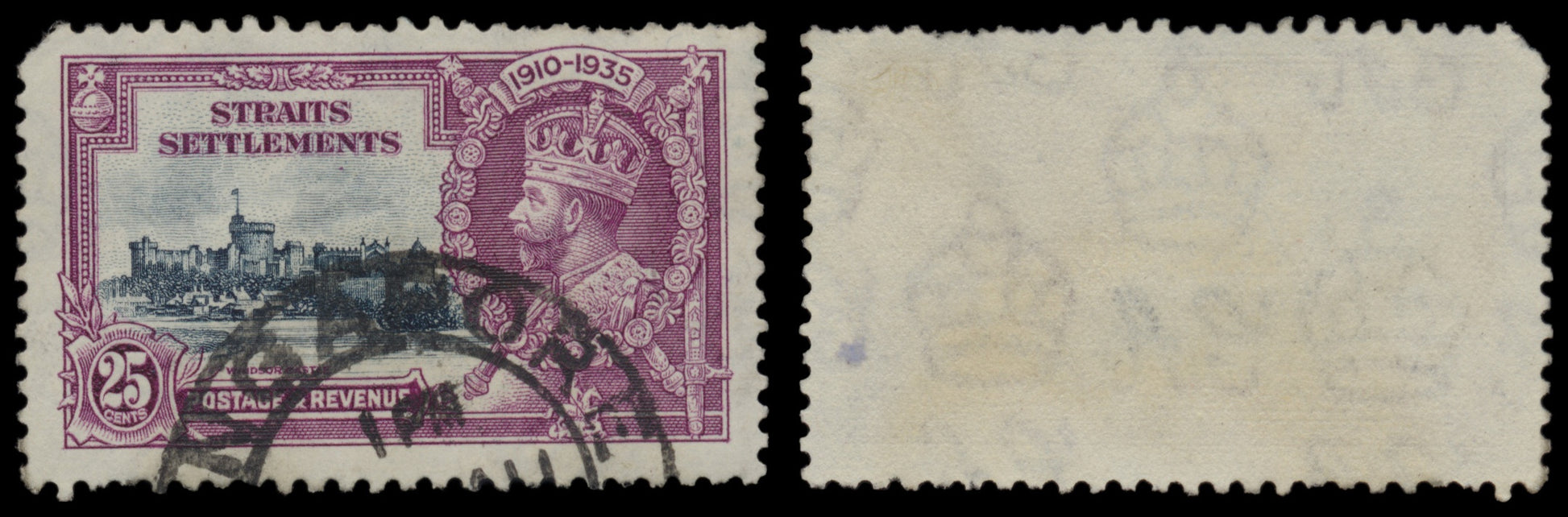 7639 Straits Settlements SG256-259 Jubilee Set of 4 1935. Used. C£21